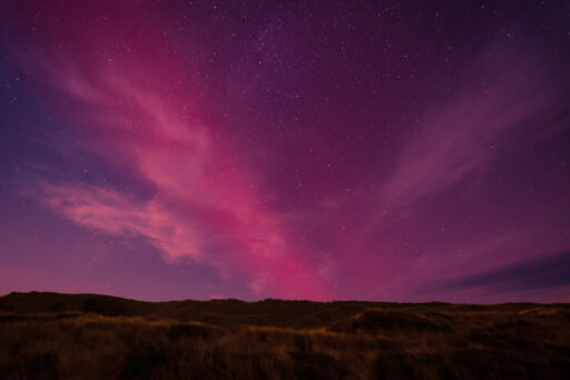 Aurora B at Moonset